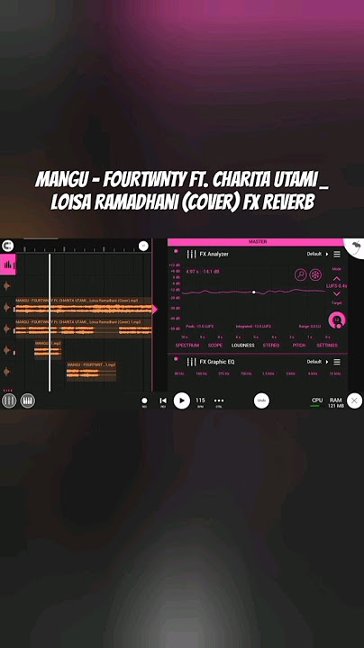 MANGU - FOURTWNTY Ft. CHARITA UTAMI _ Loisa Ramadhani (Cover) FX REVERB FL studio Mobile #mangu