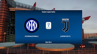 Inter vs Juventus | #Supercoppa 2021-22 | PES2021 PC