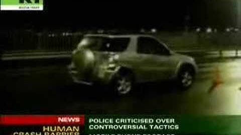 Cops Use People as Human Shields