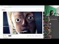 Forsen reacts to prison school  shingos unfortunate shower encounter