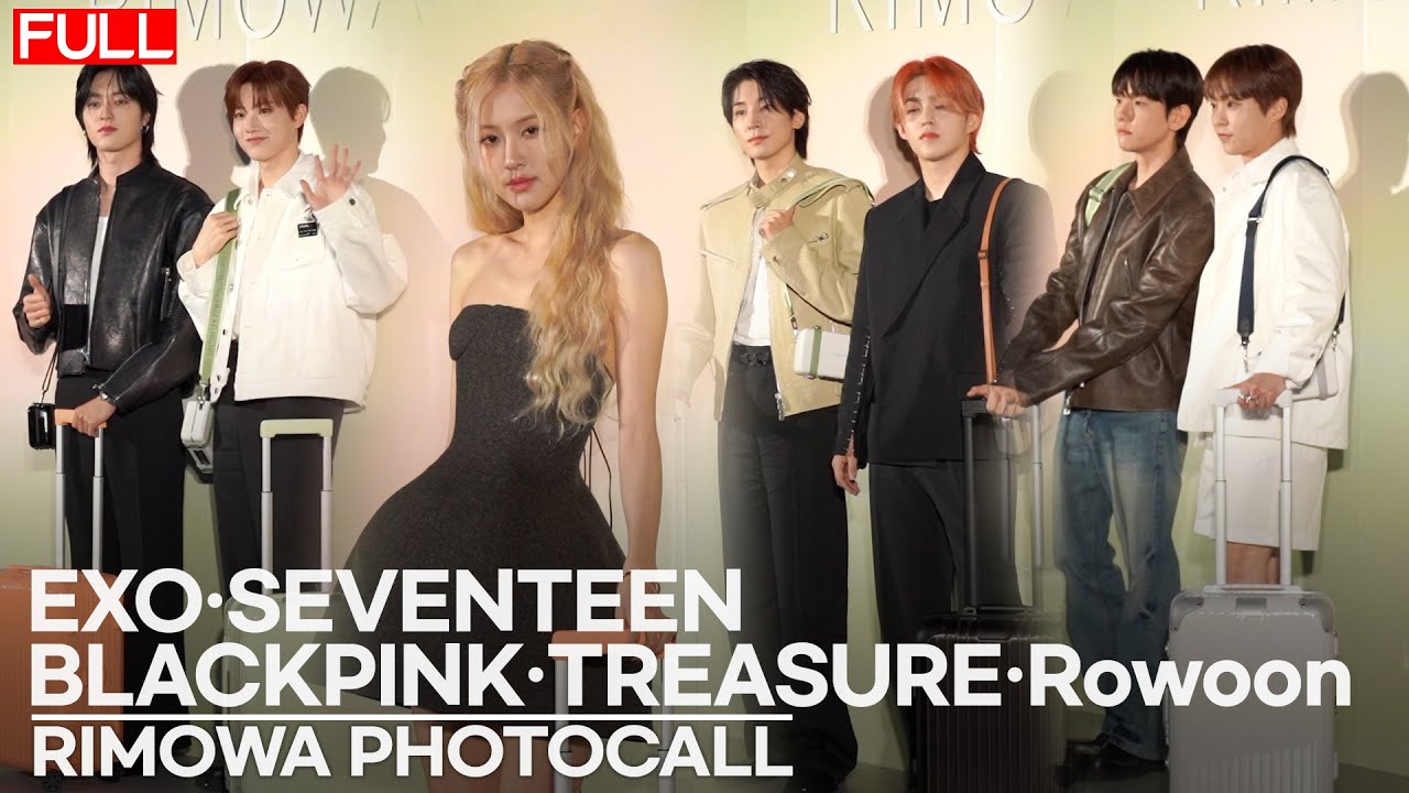 [풀영상] Treasure·Seventeen·Exo·Blackpink..Who do you want to travel with? | RIMOWA PHOTOCALL