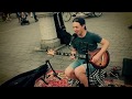 Rock street performers breath  pink floyd street musician cover singing rock guitar music