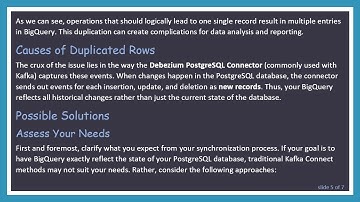 Resolving Kafka Duplicated Rows in BigQuery