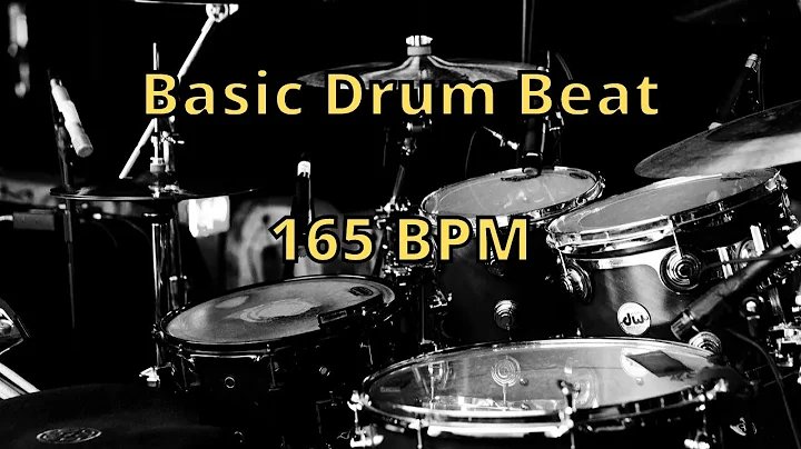 BASIC DRUM BEAT 165 BPM