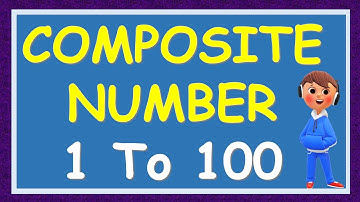 Composite Numbers 1 To 100 |Composite Numerals 1 To 100 |1 To 100 Composite Numbers|Composite Number