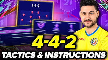 FIFA 21 BEST FORMATION TO START ULTIMATE TEAM - TUTORIAL - 4-4-2 BEST CUSTOM TACTICS & INSTRUCTIONS