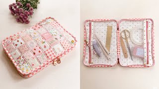 Double Pocket Folder Pattern Step-By-Step Sewing Guide