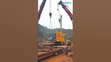 Rotary drilling rig loading part 1#shorts #constructionequipment