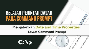 Belajar Command Prompt 62 | Menjalankan Properties dari Time Date lewat CMD