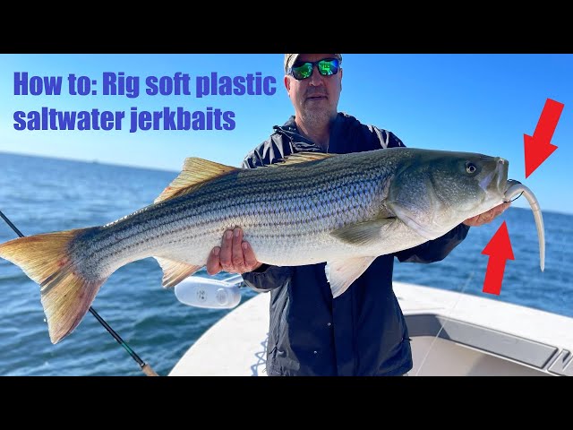 How to Rig Soft Plastic Jerkbaits Saltwater Slug-Go 