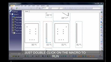CATIA MACRO TO UNLOCK AND UPDATE ALL THE VIEWS.avi