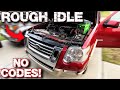 FORD EXPLORER ROUGH SHAKING VIBRATING IDLE DIAGNOSIS &amp; FIX