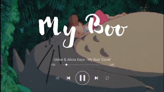 Video thumbnail of "Usher, Alicia Keys - My Boo 'Cover The Bomb Digz' (Lyrics Terjemahan Indonesia)"