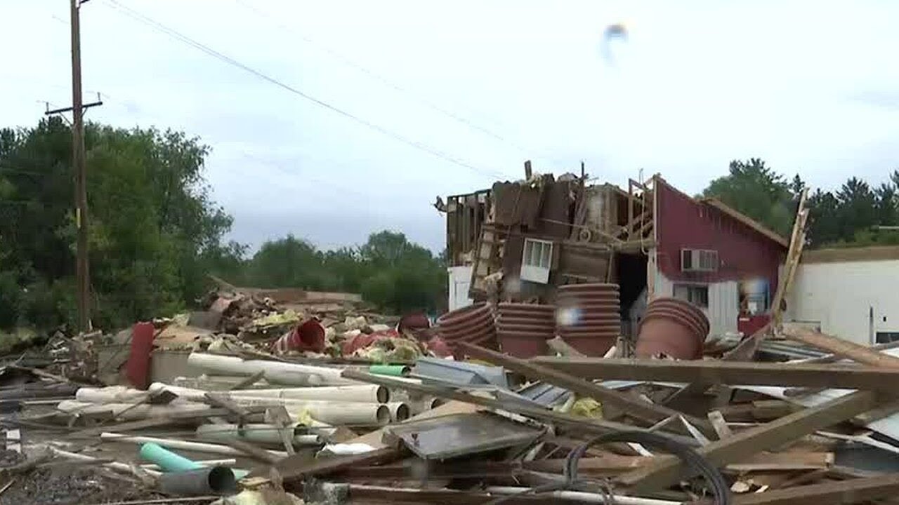 Perry community comes together to rebuild after EF-1 tornado - YouTube