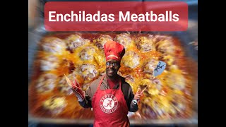 Easy Enchilada Meatballs