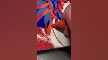 Custom skateboard 🛹 #viral #art #artwork #doodle #shorts #tiktok #fyp #reels #posca #skateboarding