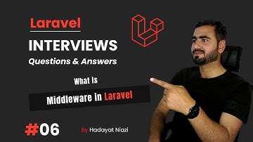 06 What is Middleware | How to define Middleware in Laravel 11 and Laravel 10
