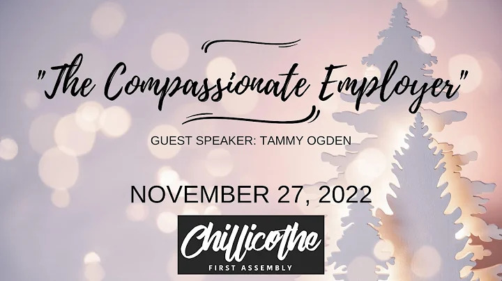 "The Compassionate Employer" | Speaker Tammy Ogden...