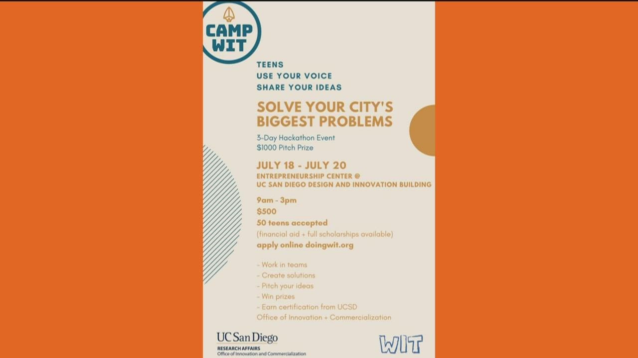 Camp WIT hosting three day teen only hackathon