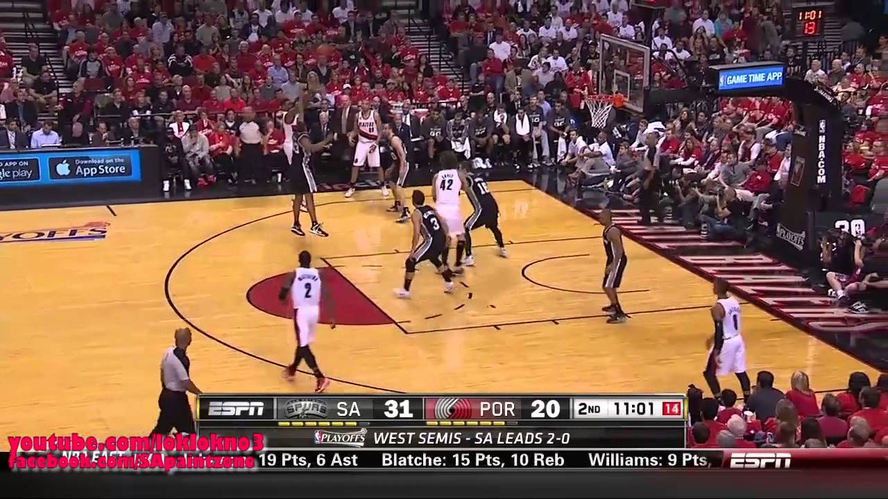 Patty Mills Full Highlight VS Portland Trail Blazers Round 2 - YouTube