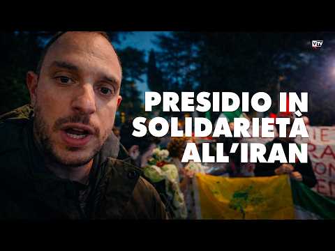 Roma, presidio in solidarietà all'Iran