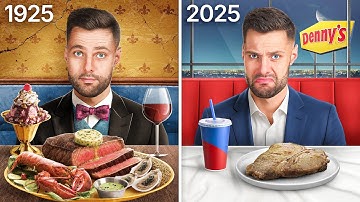 I Tried 100 Years of Steakhouse Dinners ($10 per decade)