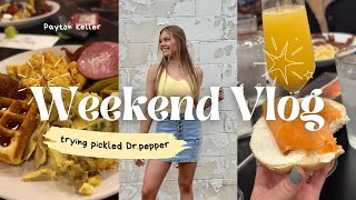 Weekend Vlog - Pickled Dr.pepper ~ Grocery Shopping ~ Brunch