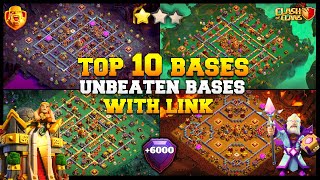 Top 10 *CENTER TH* Town Hall 16 Base With Link | Th16 Anti2Star * WAR , Trophy * Base .