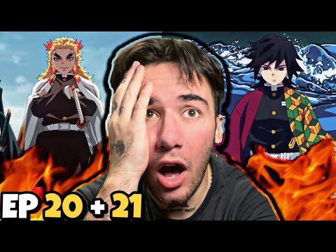 DEMON SLAYER - Episode 20 AND 21 (REACTION)