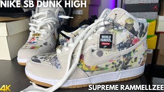 Nike SB Dunk High Supreme Rammellzee On Feet Review