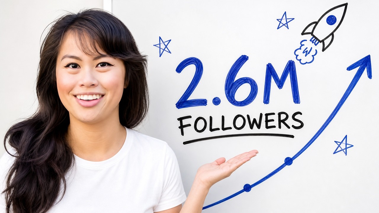 How I Gained 2.6 Million Followers In 24 Months (with AI)