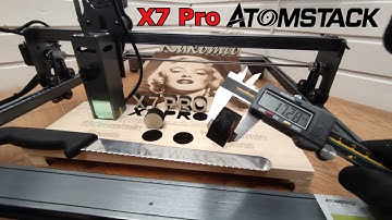 Amazing New Laser Engraver Atomstack X7 Pro 50W  Dual Laser  (unbox / assembly / test)