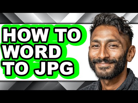 How to Word to Jpg (updated)