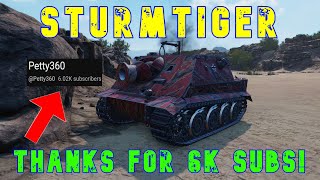 Sturmtiger Thanks For 6k Subs!! ll Wot Console - World of Tanks Console Modern Armour