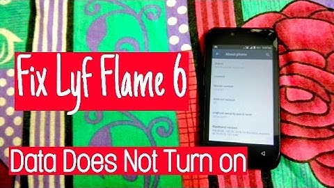 Fix- Lyf Flame 6 Data Does Not Turn on | Pagla Video