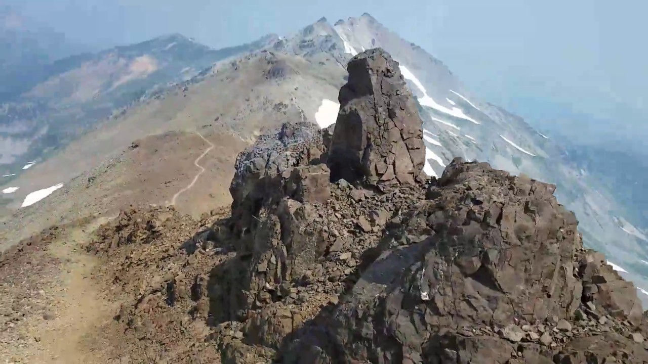 Entering the Knife's Edge in the Goat Rocks Wilderness YouTube