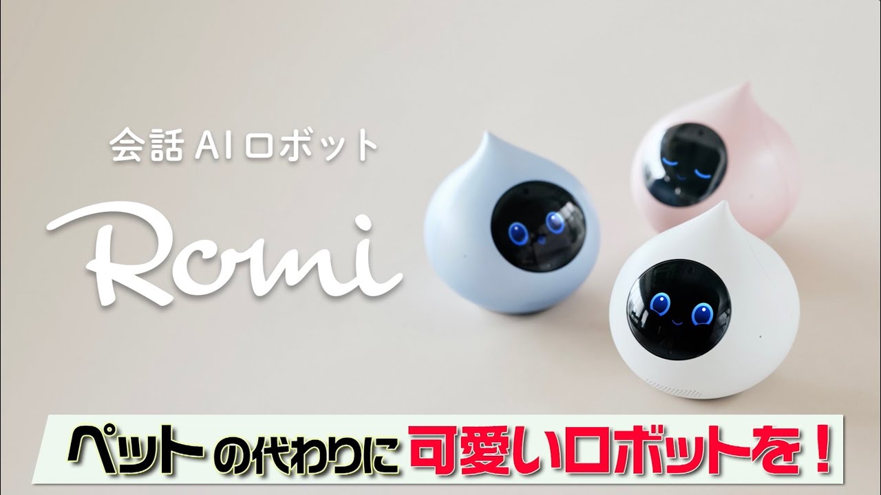 会話AIロボットRomi】グッテレで紹介されました！ - YouTube