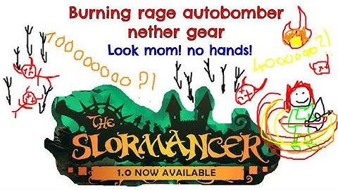 Slormancer : Burning Rage Autobomber Nether gear! Look mom no hands!