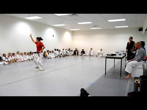 Nicole Hess MiKiDo karate demo