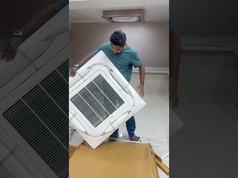 Daikin 4way cassette Ac grill unboxing #raj_tech #airconditioner #ytshorts #amravati #daikin
