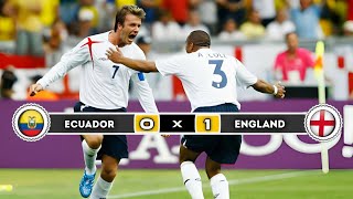 England 🏴󠁧󠁢󠁥󠁮󠁧󠁿 × 🇪🇨 Ecuador | 1 × 0 | HIGHLIGHTS | All Goals | R16 World Cup 2006