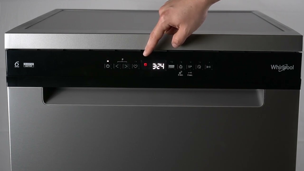 Обзор панели управления Whirlpool W7F HP43 X | Руководство по панели управления стиральной машины