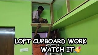 LOFT CUPBOARD WORK WATCH FULL VIDEO#woodworking #carpentry #interiordesign #tamilan #ariyalur