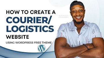 How to create a COURIER or LOGISTICS website - FREE WORDPRESS THEME