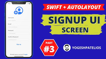 (Part-3)The easiest way to build a Sign up screen with Autolayout using UITableView in Swift 5 Hindi