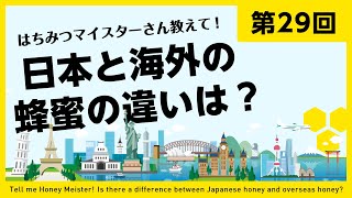 【第29回】日本の蜂蜜と海外の蜂蜜って違いがあるの？