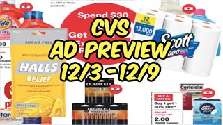 CVS AD PREVIEW (12\/3 - 12\/9)