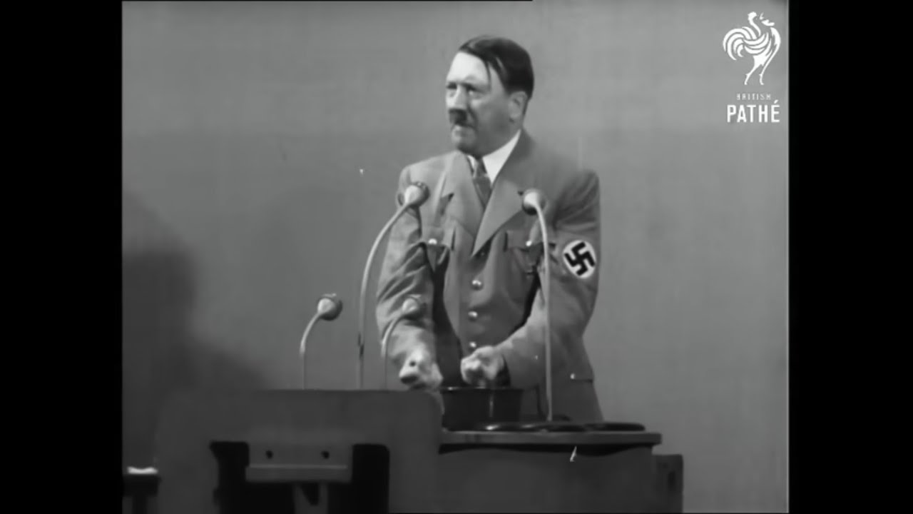 Adolf Hitler: Speech at Krupp Factory in Germany (1935) | British Pathé ...