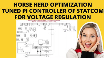 Horse Herd Optimization tuned PI controller of STATCOM for Voltage Regulation | Statcom control