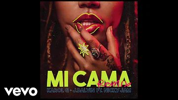 KAROL G, J. Balvin - Mi Cama ft. Nicky Jam (Remix - Official Audio)